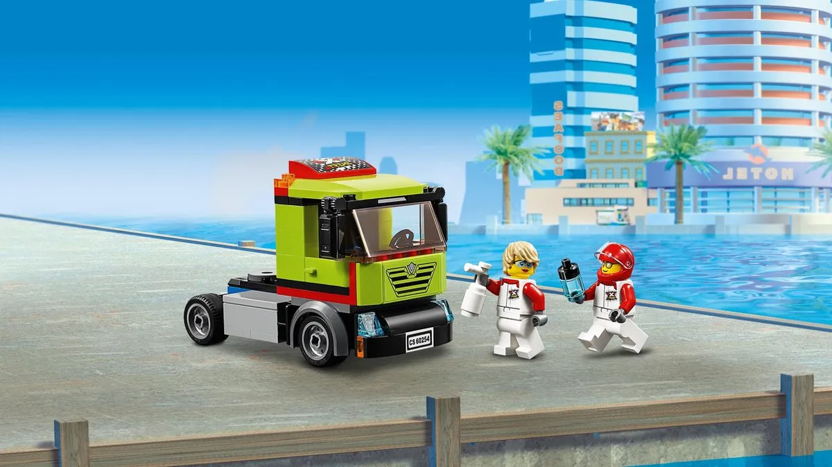 LEGO City Raceboottransport 60254 - 238 Stukken - Blauw