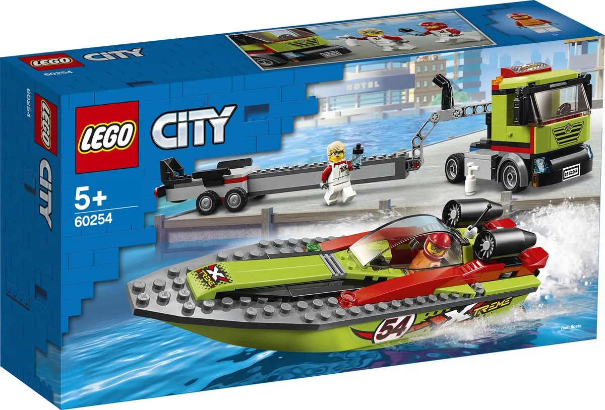 LEGO City Raceboottransport 60254