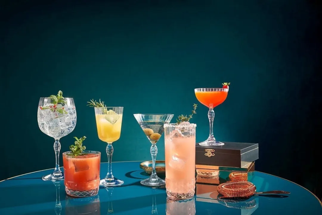 Bormioli Rocco America's Cocktail Martini glazen - 22 cl - 24 stuks - Champagneglazen - Coupe - Kristalglas - Vaatwasserbestendig