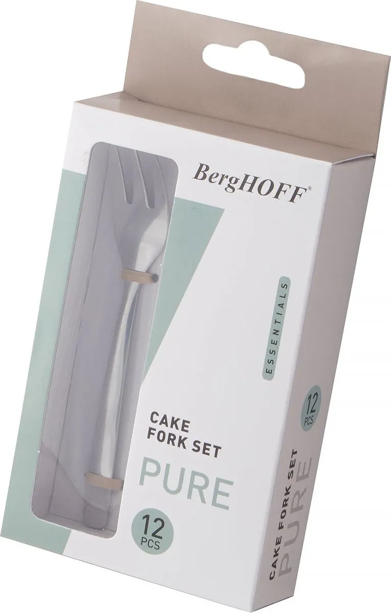 BergHOFF Essentials Cakevorkjes 12-delig - 12 Stuks - Grijs