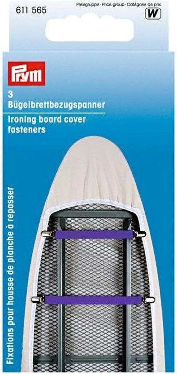 Prym Strijkplank Hoesspanners 611740 - 3 Stuks - Paars - afbeelding 4 van 4