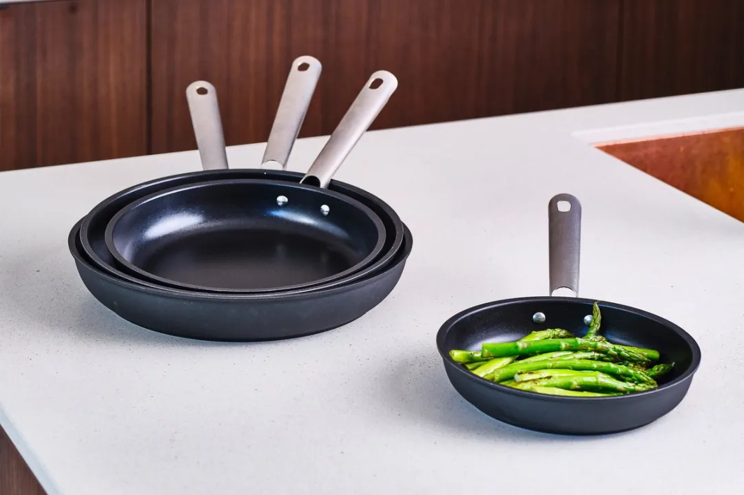 Cosy&Trendy Ecodura Hapjespan - Ø30cm - PFAS-vrij - Inductie Koekenpan - Snelle opwarming - Zonder deksel - Zwart