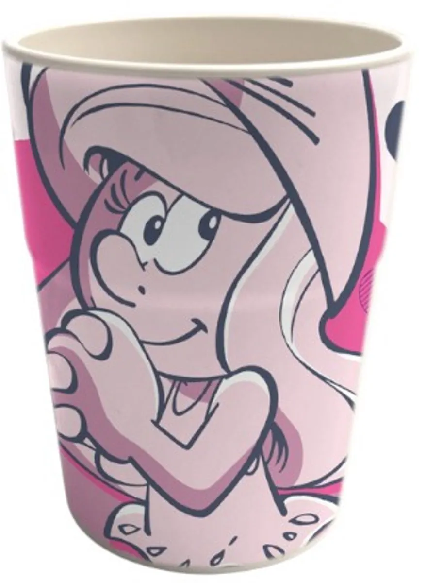 De Smurfen Smurfin Roze Kinderbeker 250ml