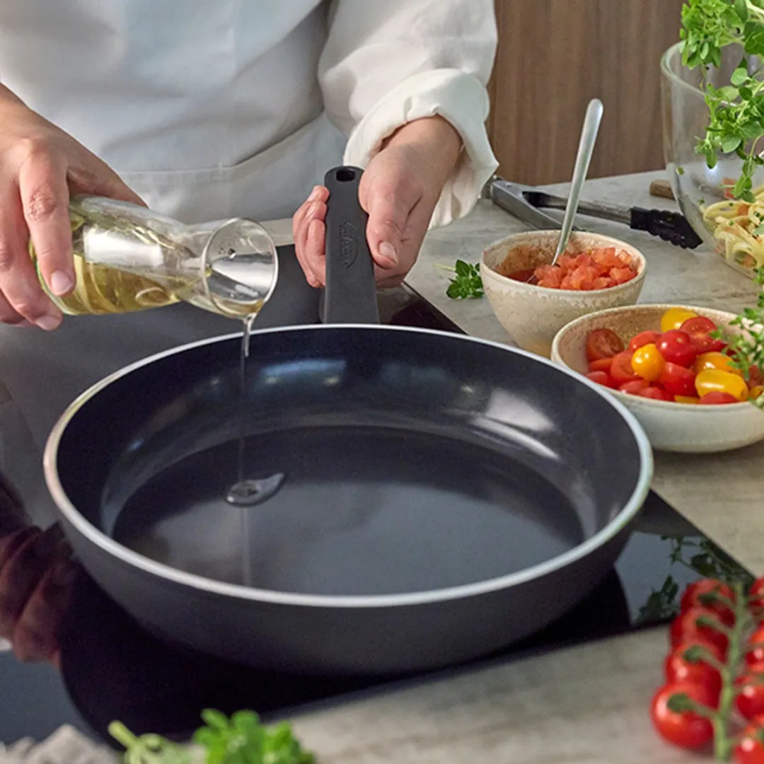 Demeyere Alu Bistro 3 Ceraforce Koekenpan 20cm - Zwart