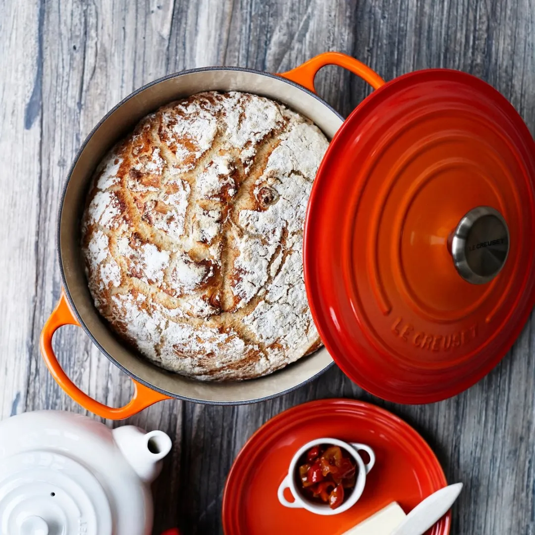 Le Creuset Braadpan Signature Oranjerood Ø26cm - 5,3L - afbeelding 6 van 6