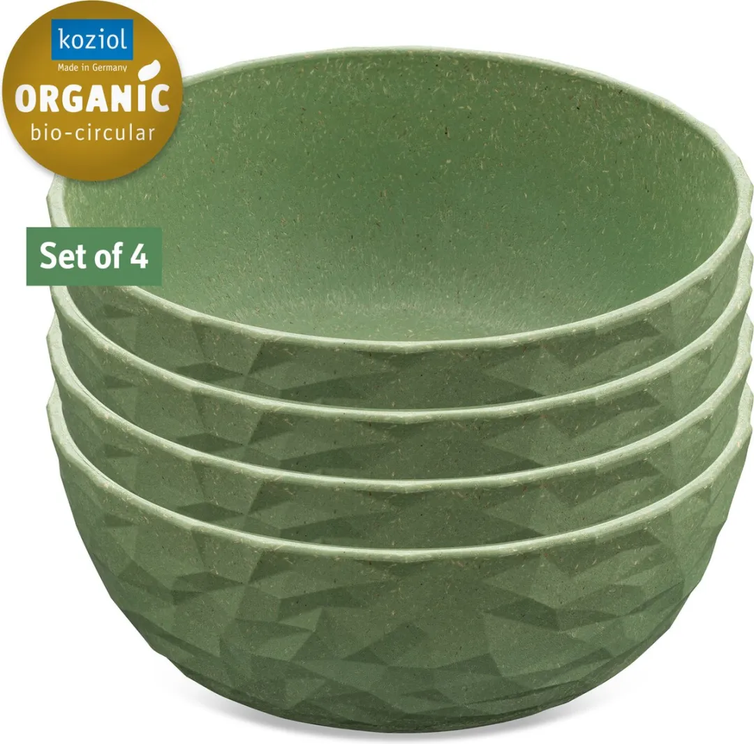 Koziol Club Bowl Kom Groen 0,7L - Set van 4