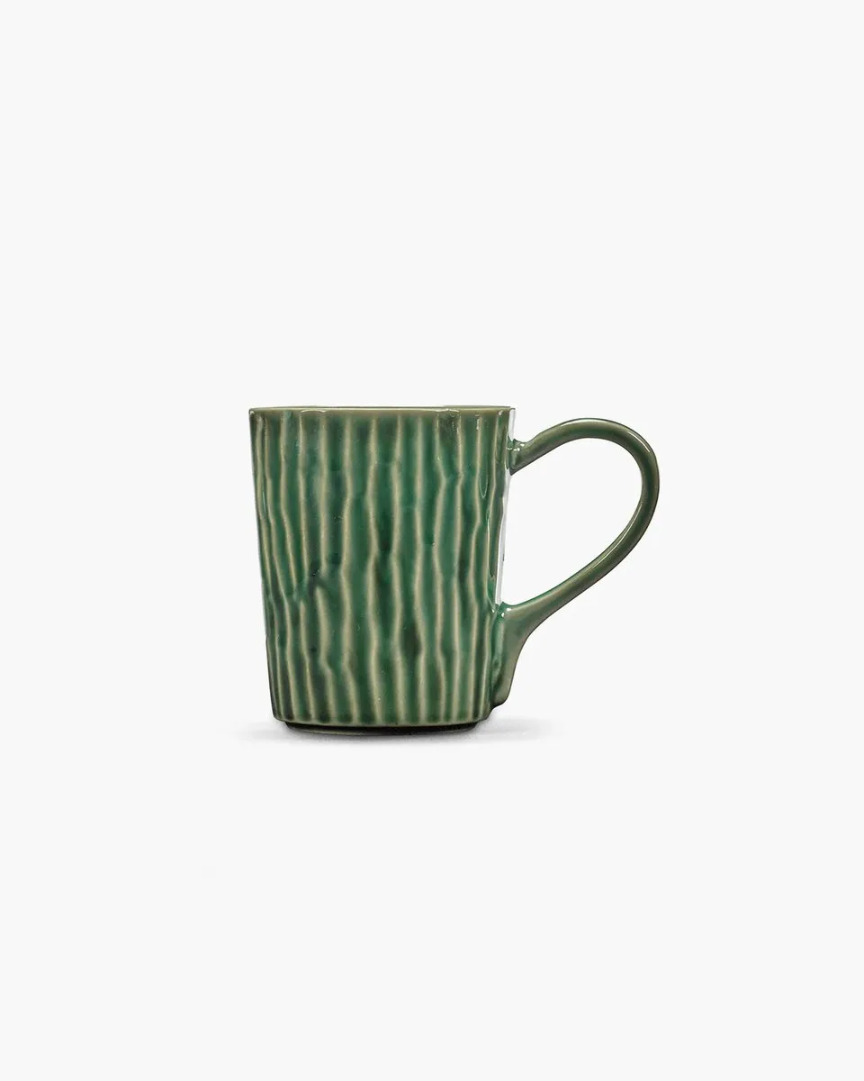 Serax Pascale Naessens Verde Theekop 370ml - Groen - 2 Stuks