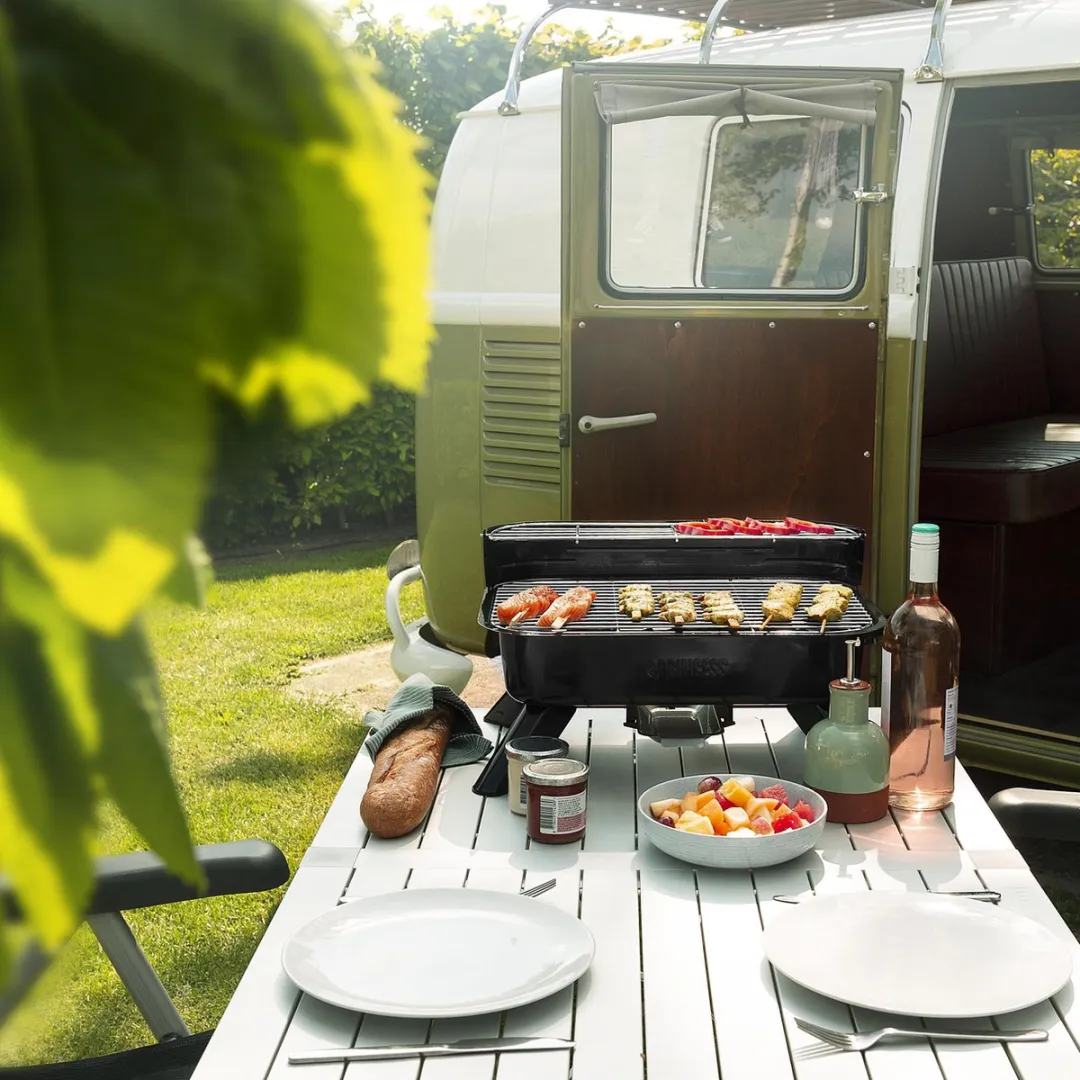 Princess 112252 Hybride Barbecue 2000W - 32cm - Zwart