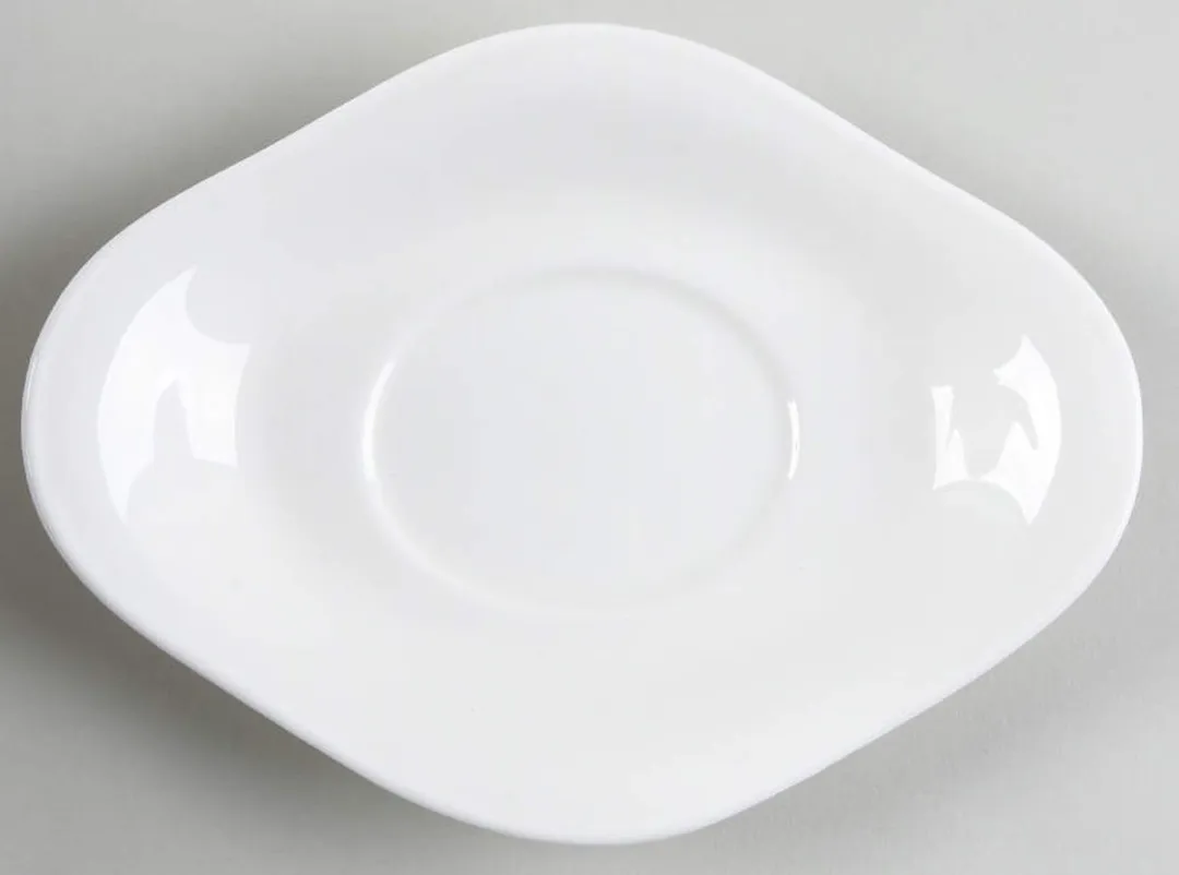 Wedgwood White China Onderbord voor Sauskom