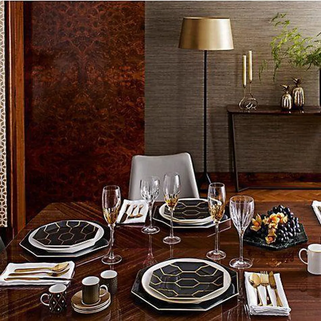 Wedgwood Arris Ontbijtbord 20cm - Set van 4