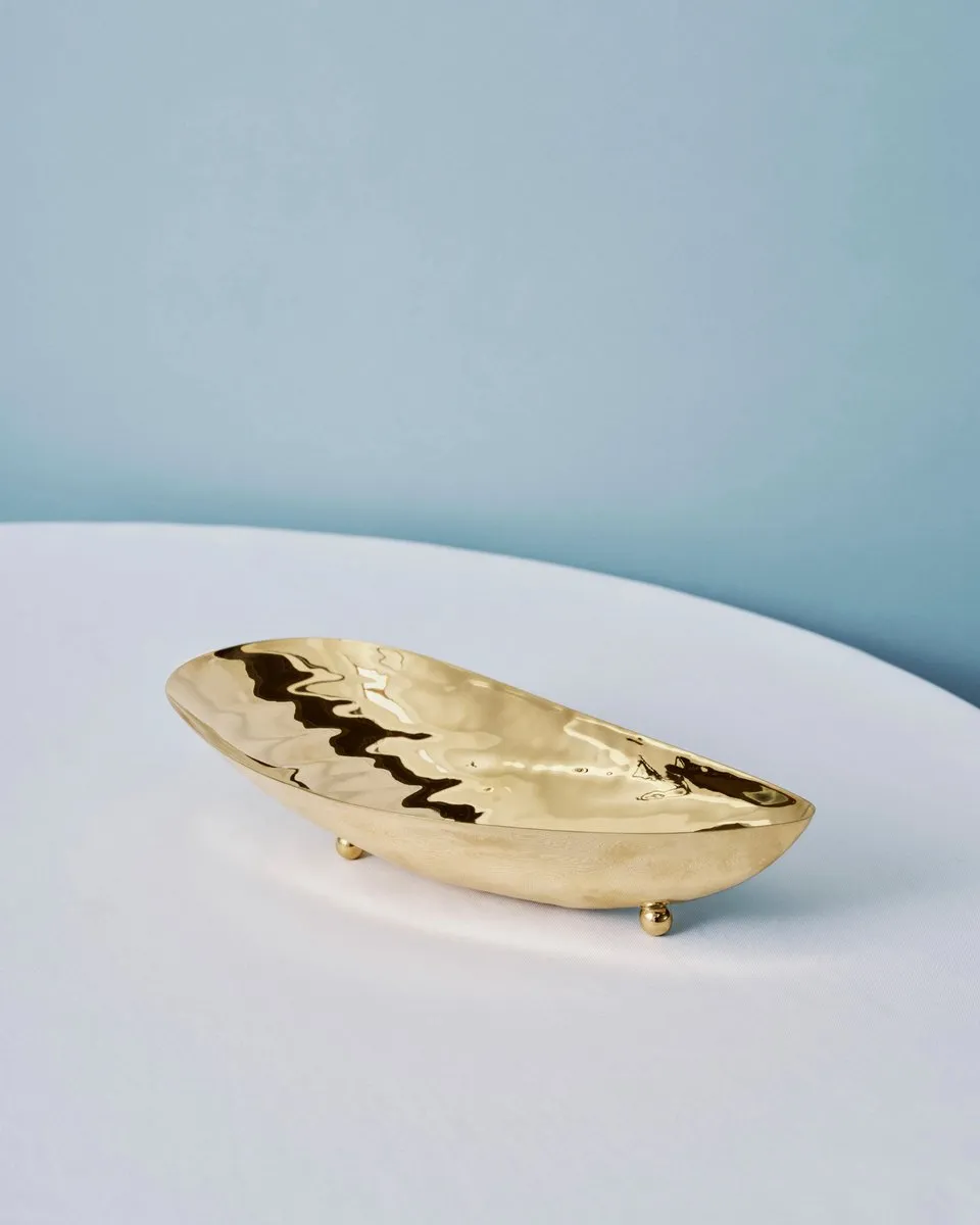 Serax Les Objets Mouleversants Marcel Bowl M - 30.5x13.5x5.5cm - Goud - afbeelding 6 van 6