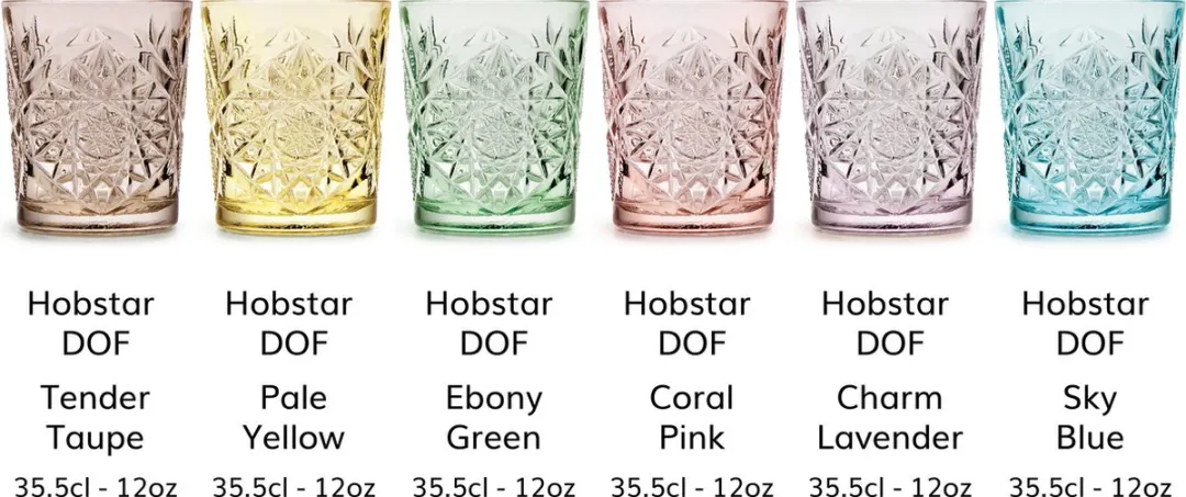 Libbey Hobstar Charm Drinkglas 355ml - 6 Stuks - Paars