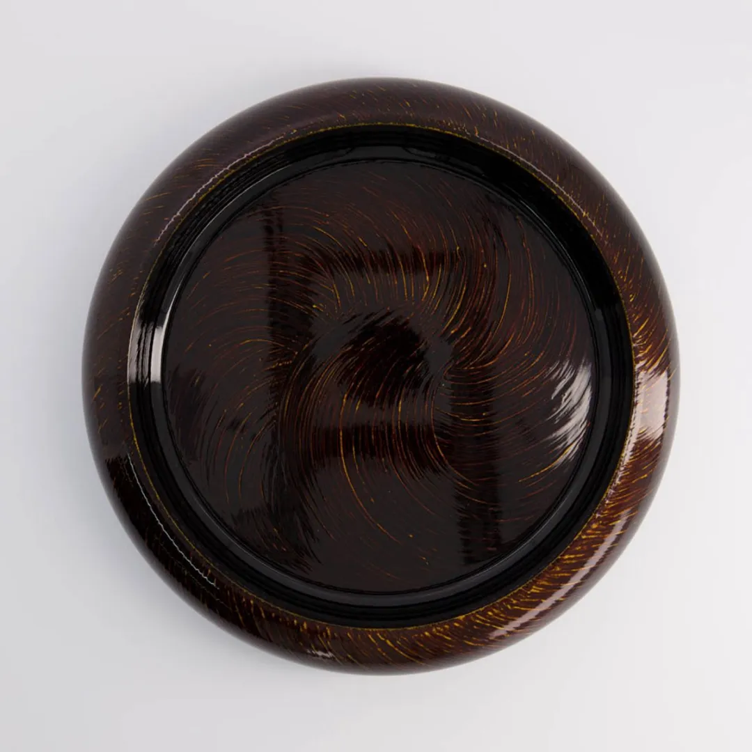 Tokyo Design Studio Sushi Oke Serveerschaal - Goud Hout 27.5x6.2cm