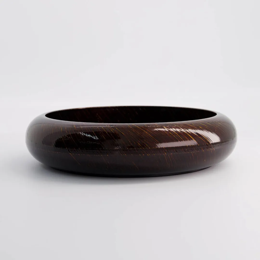 Tokyo Design Studio Sushi Oke Serveerschaal - Goud Hout 27.5x6.2cm