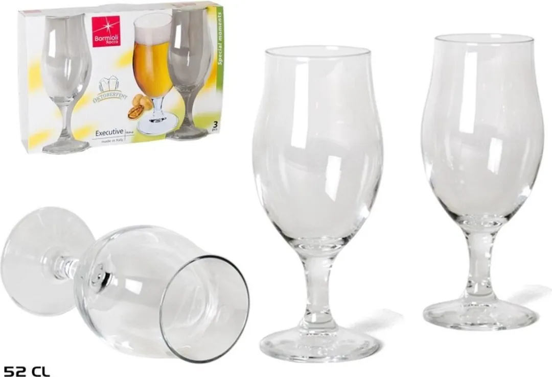 Bormioli Rocco Speciaalbierglazen 520ml - 3 Stuks