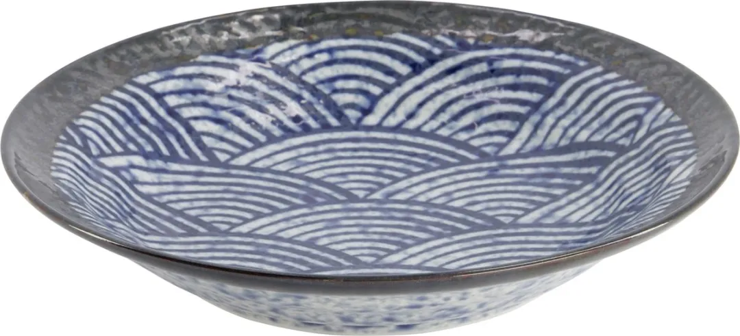 Tokyo Design Studio Aisai Seigaiha Schaal 20.4cm