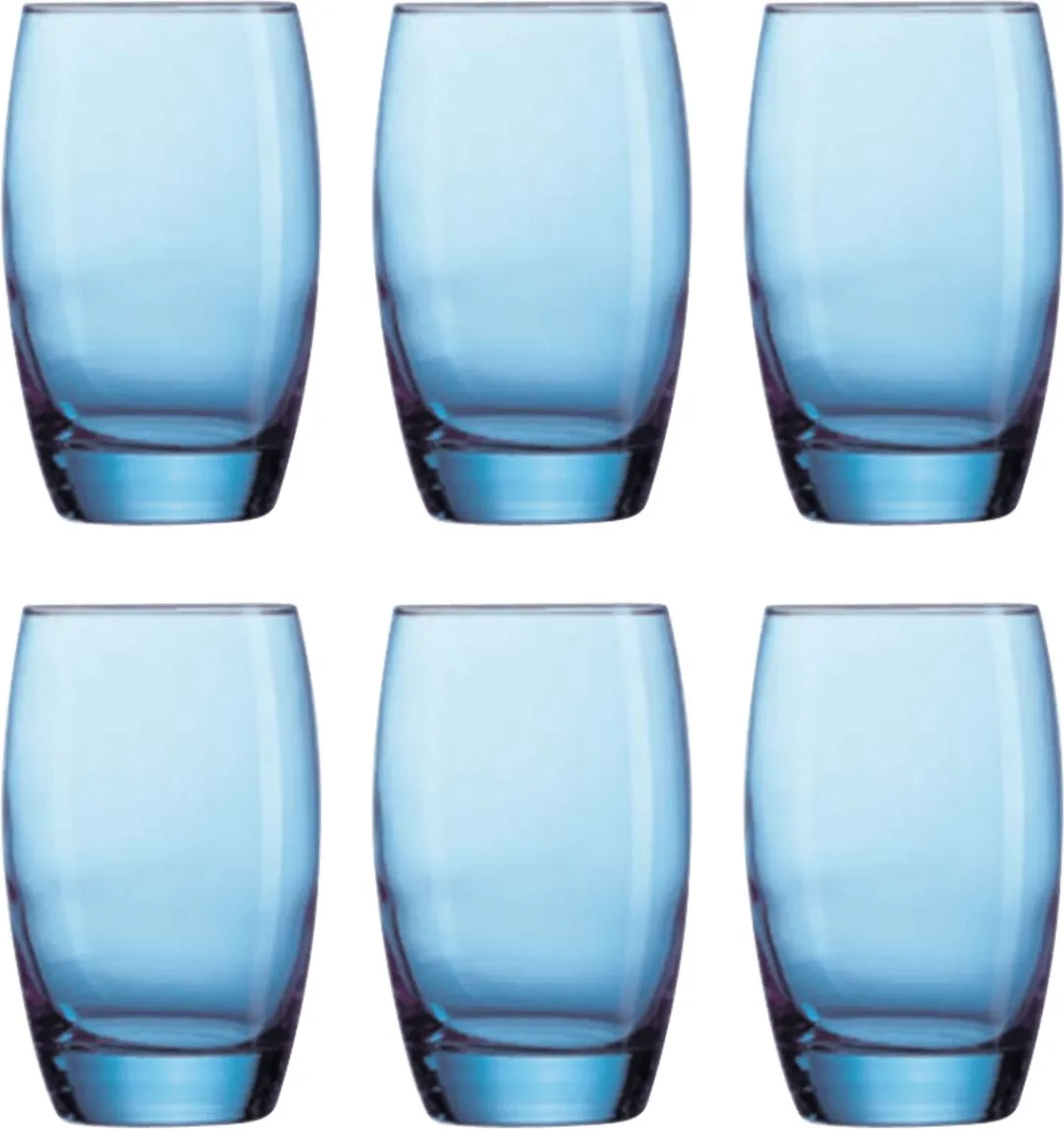 Arcoroc Salto Longdrinkglas 35cl - Blauw - 6 Stuks