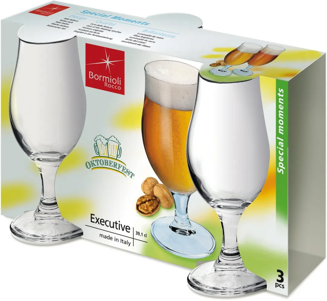 Bormioli Rocco Speciaalbierglazen 375ml - 3 Stuks