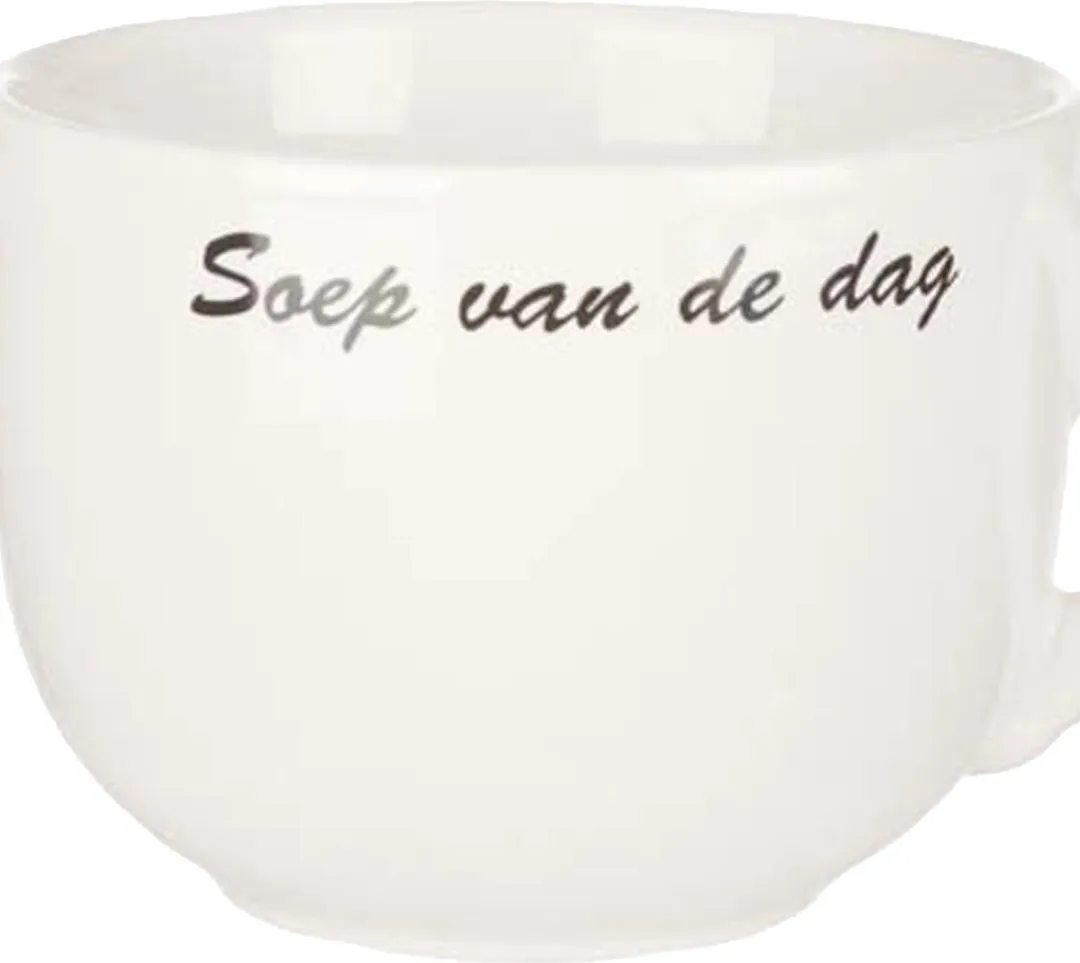 Cosy&Trendy Soepkom Wit - 11cm / 500ml