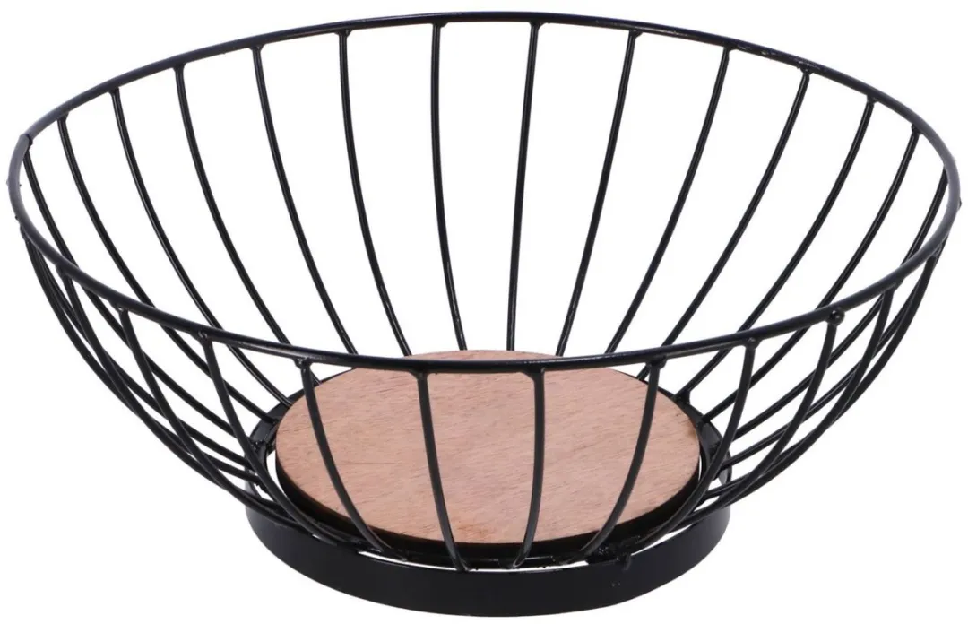 Svenska Living Fruitschaal Ø28cm - Zwart Staal