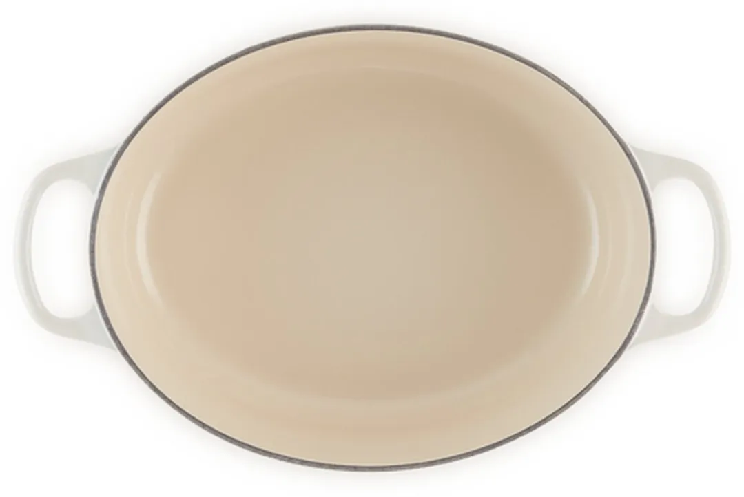 Le Creuset Ovale Braadpan 29cm - 4,7L - Meringue