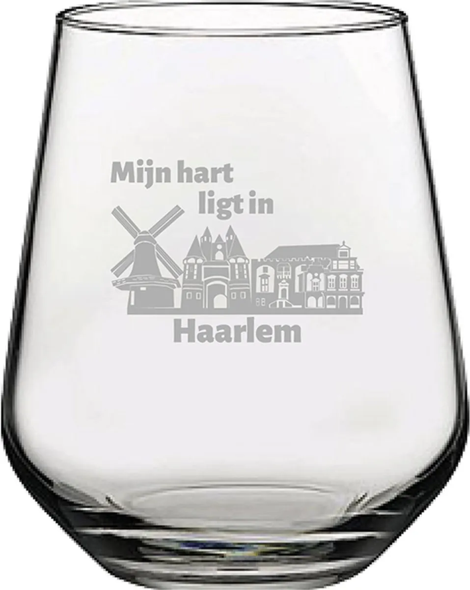 Pasabahce Gegraveerd Drinkglas Haarlem 42,5cl