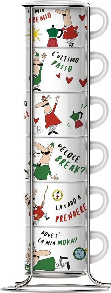Bialetti Impilabili TAZZ202 Espressokopjes