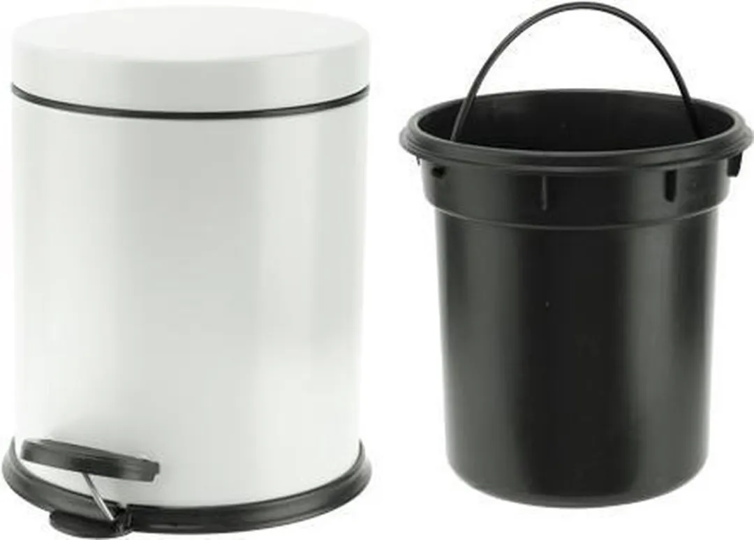 Cosy&Trendy Pedaalemmer 5L - Wit