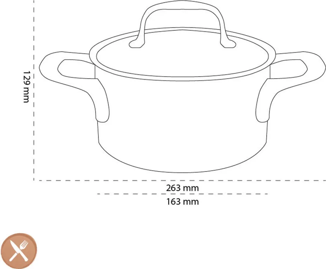 Demeyere Atlantis Kookpan 16cm - 1,5L - Zilver