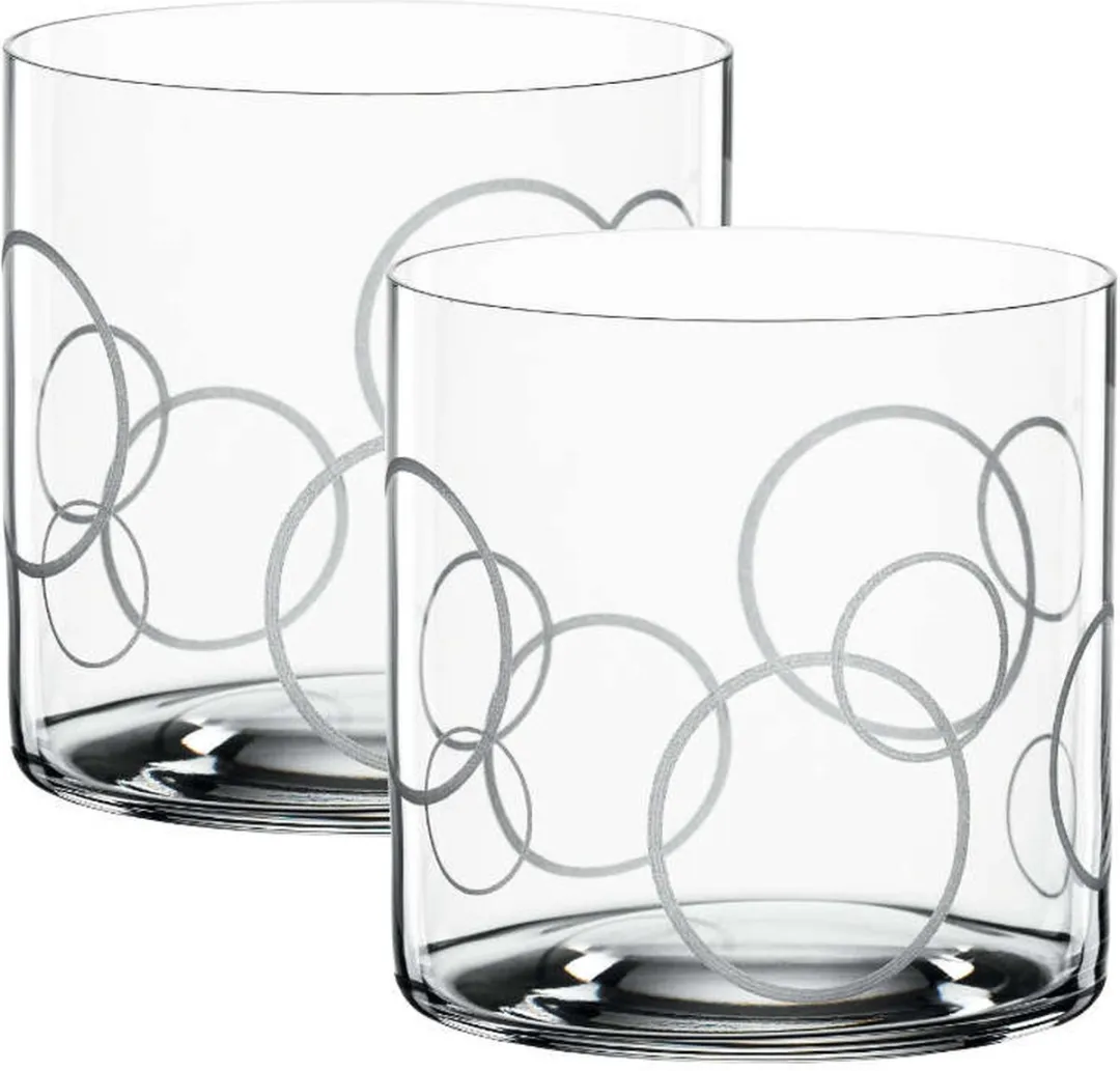 Spiegelau Signature Drinks Circles Glas Set - 2x 330ml
