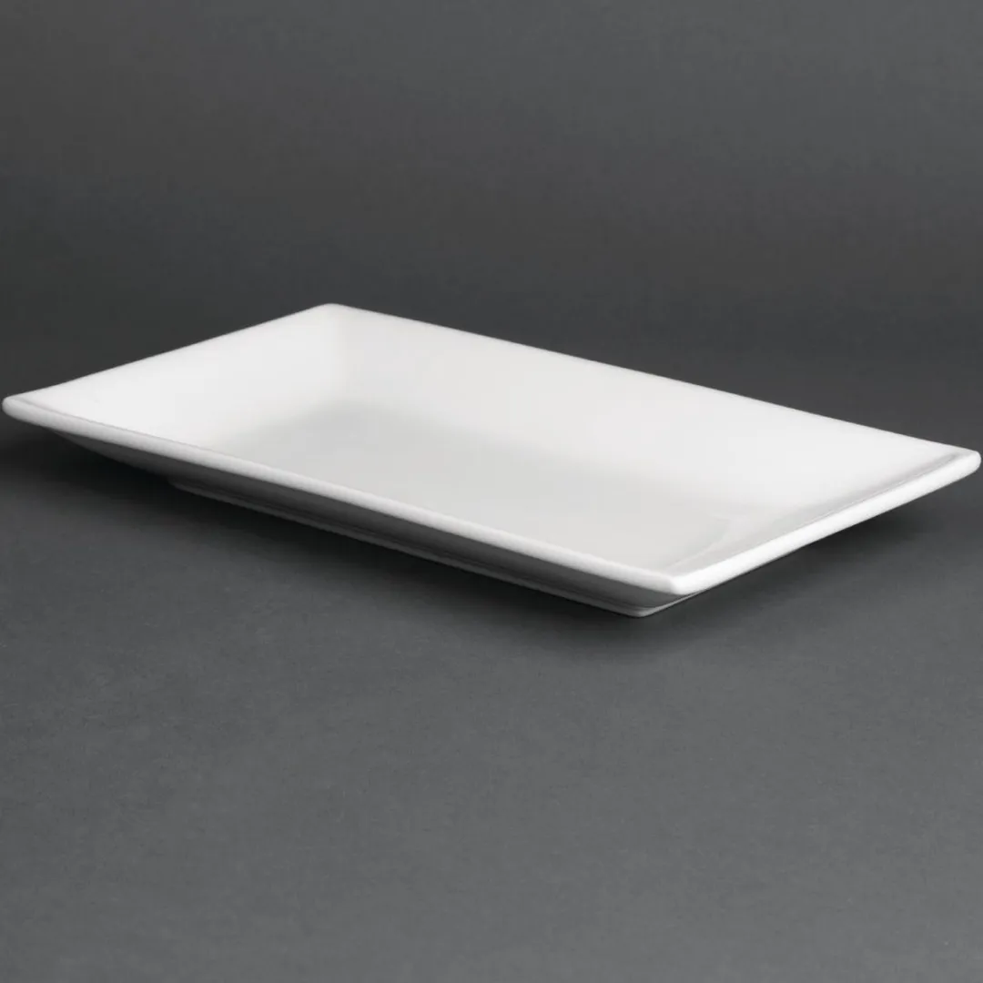 Olympia CC895 Whiteware Serveerschalen 31x18cm - 2 Stuks