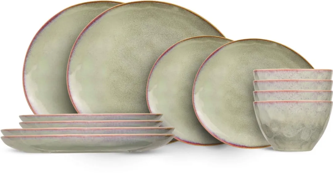 Cosy&Trendy Trentino Serviesset 24-delig - Groen