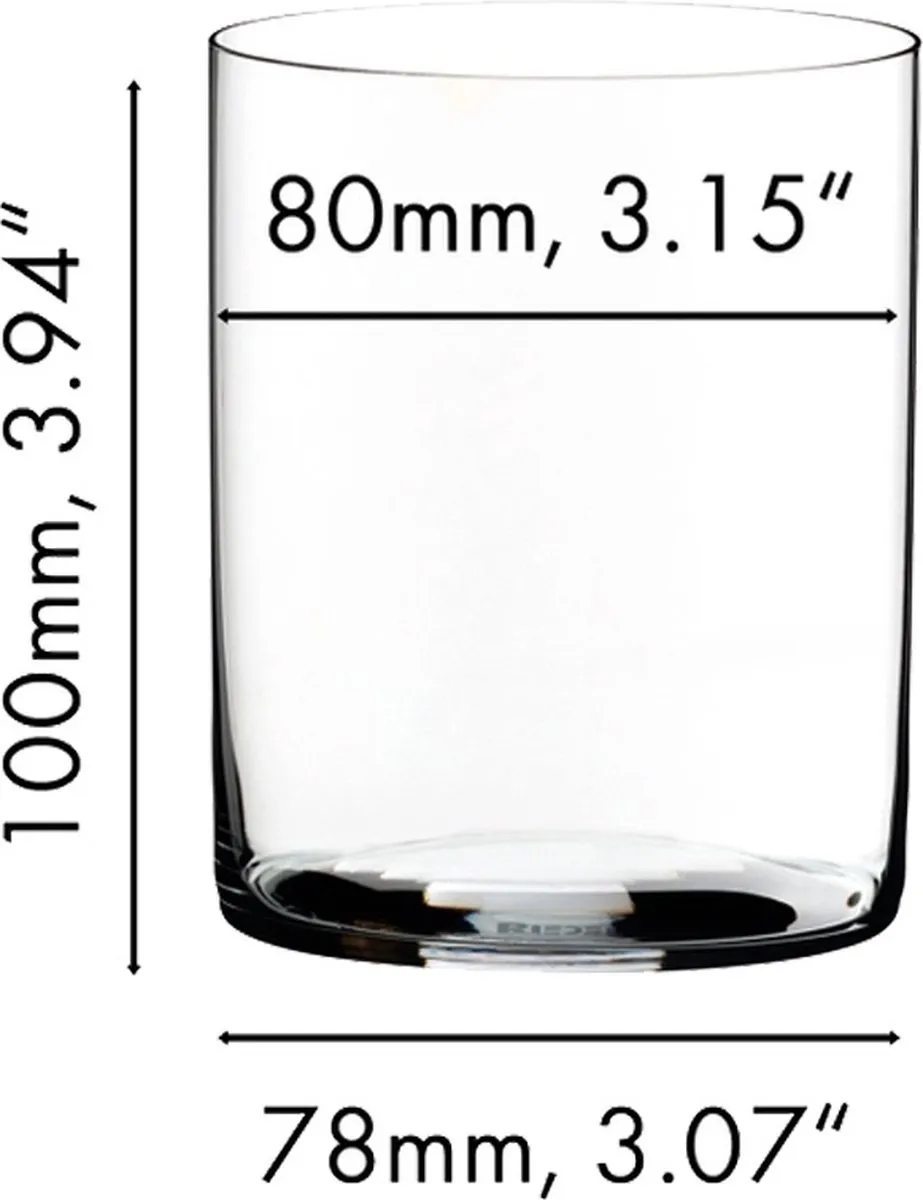Riedel Veloce Whiskeyglazen - 2 Stuks