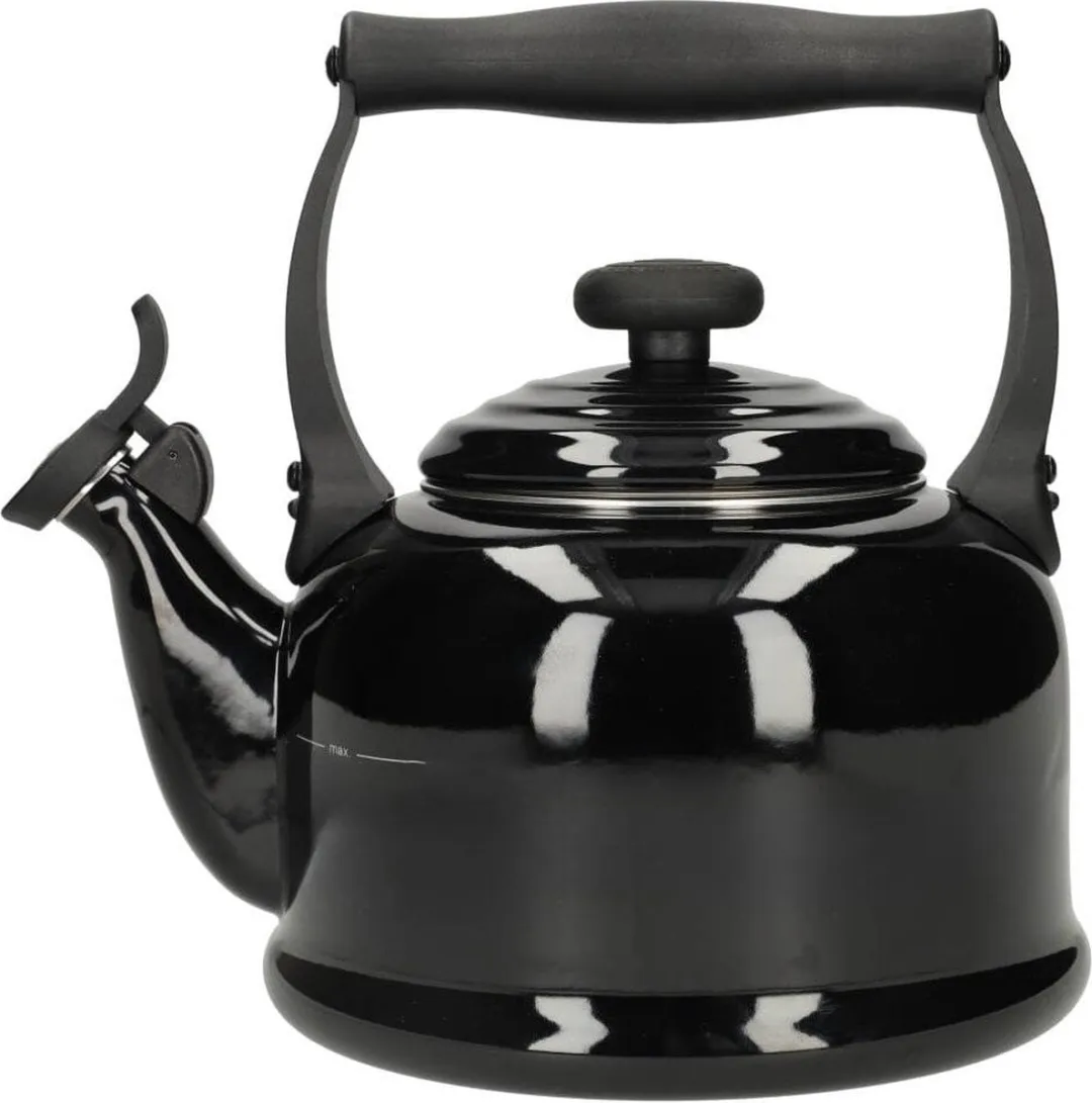 Le Creuset Fluitketel Tradition 2.1L - Zwart - afbeelding 4 van 9