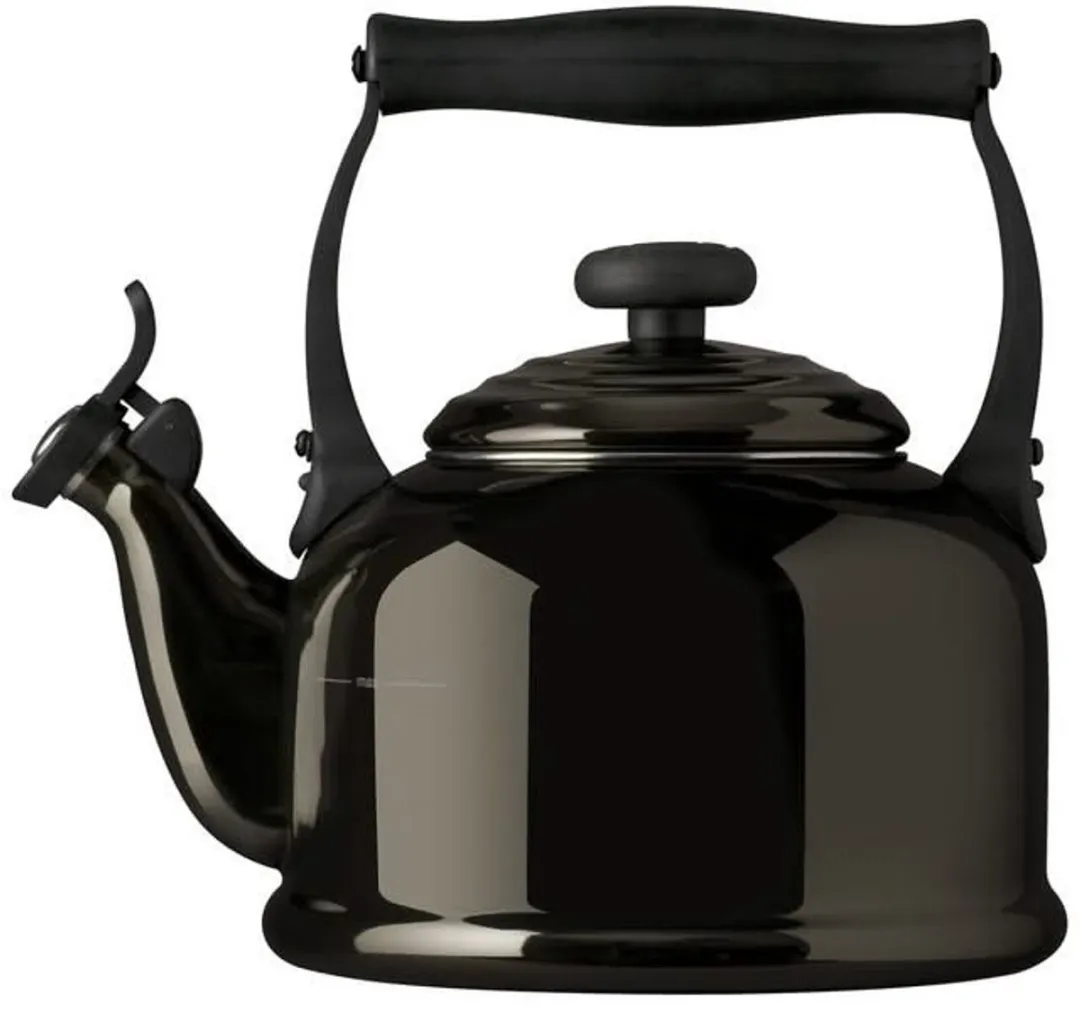 Le Creuset Fluitketel Tradition 2.1L - Zwart - afbeelding 2 van 9