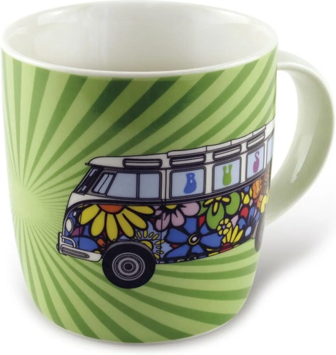 Volkswagen T1 Bus Koffiemok 370ml - Love - Multicolor