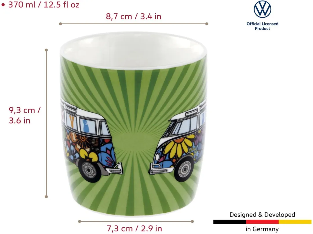 Volkswagen T1 Bus Koffiemok 370ml - Love - Multicolor - afbeelding 6 van 6