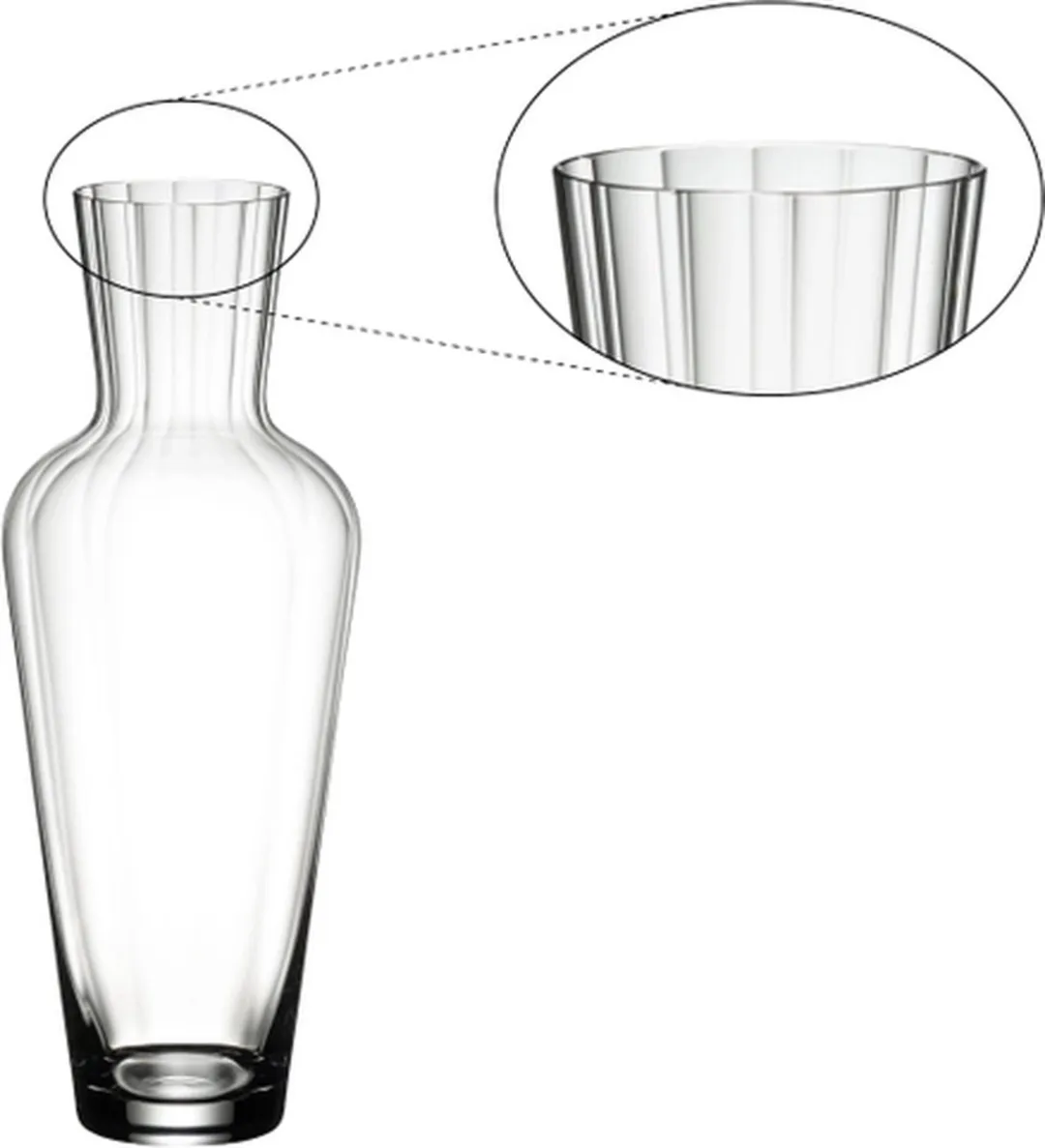 Riedel Wine Friendly Decanteerkaraf 1.32L - Transparant