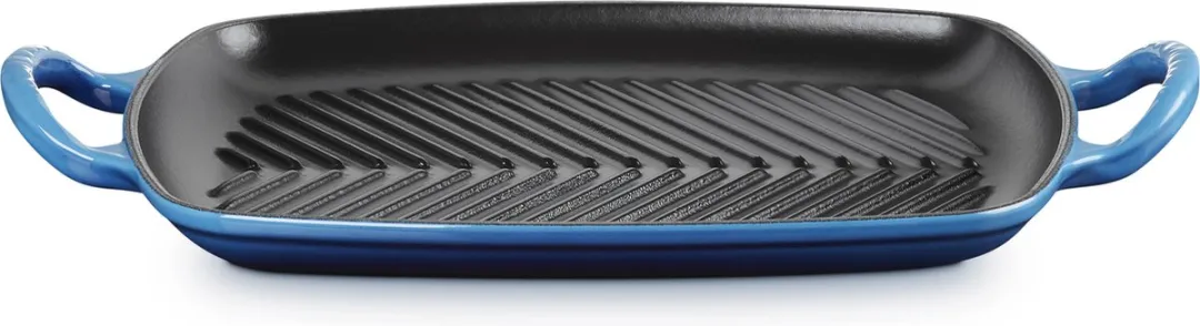 Le Creuset Rechthoekige Grill 30x27cm Azure