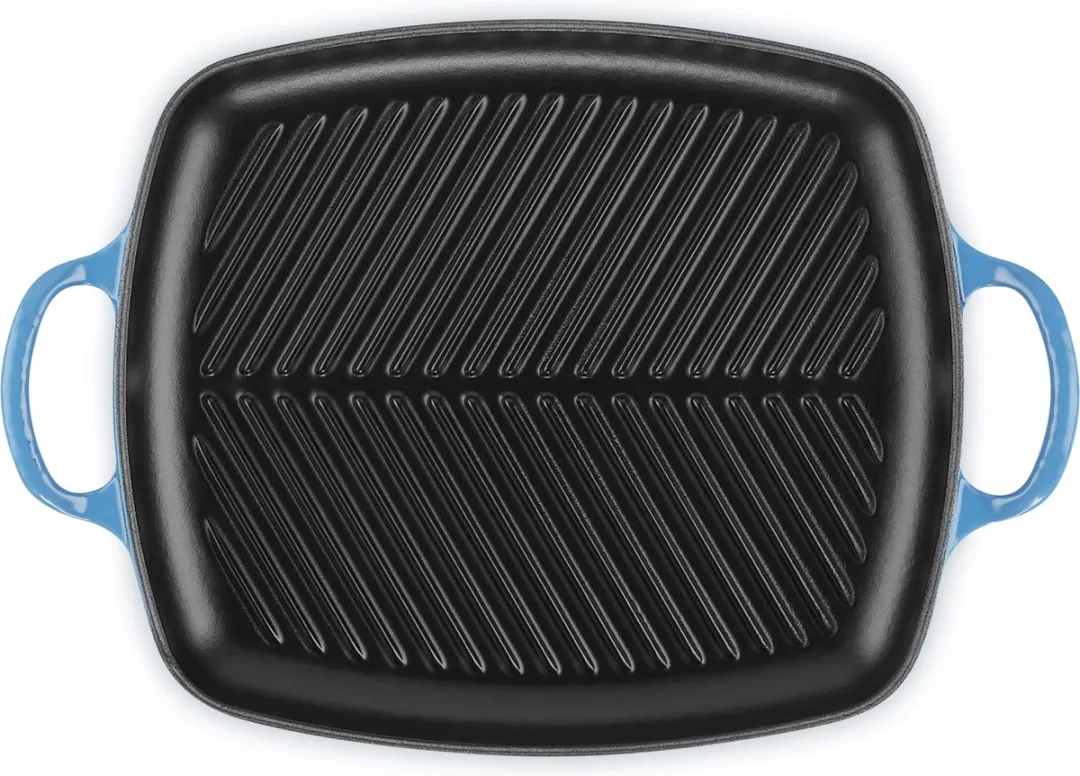 Le Creuset Rechthoekige Grill 30x27cm Azure