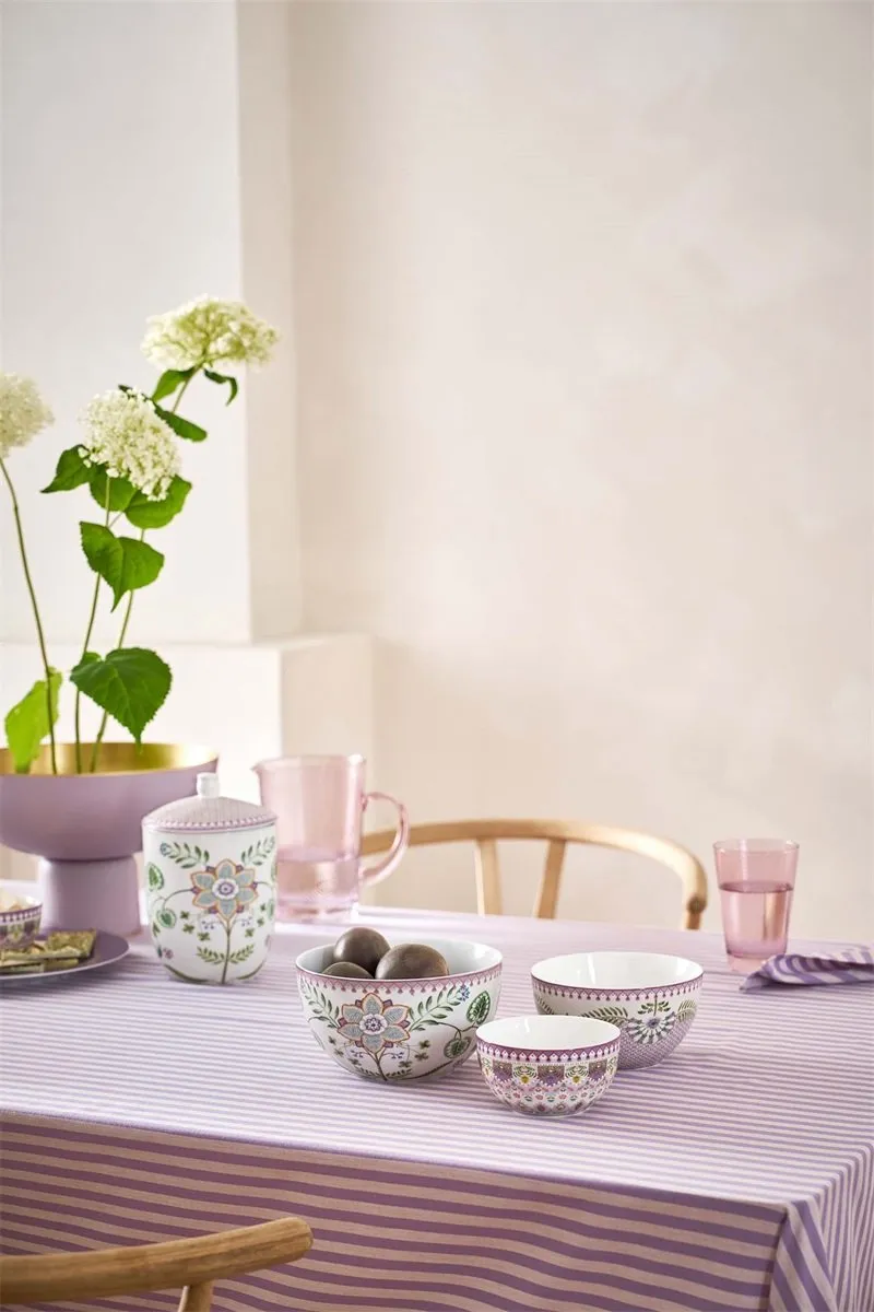 Pip Studio Lily & Lotus Kom 18cm - Off White - Porselein