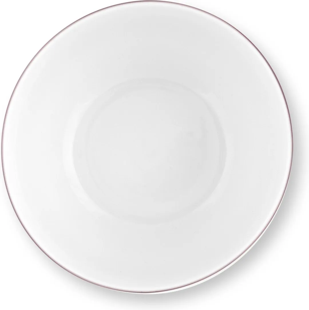 Pip Studio Lily & Lotus Kom 18cm - Off White - Porselein
