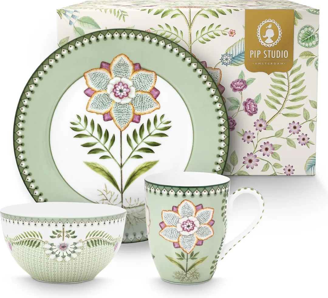 Pip Studio Lily Lotus Breakfast Set