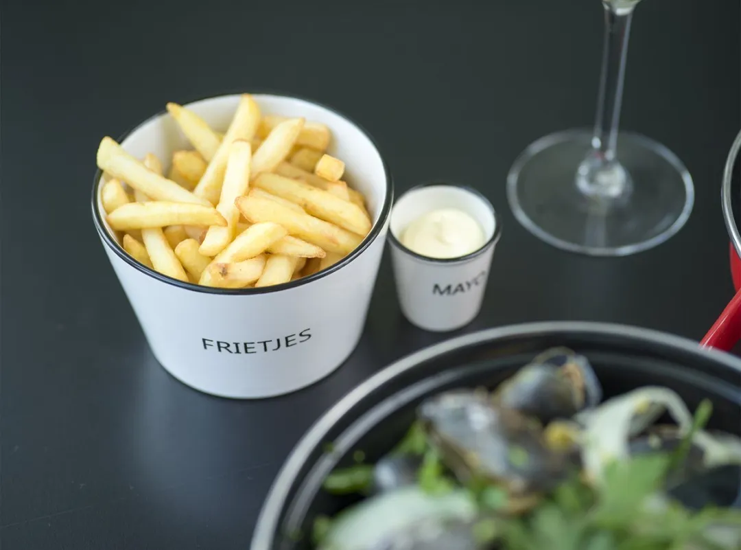 Cosy&Trendy Frietpotje 13cm - Wit - afbeelding 2 van 2