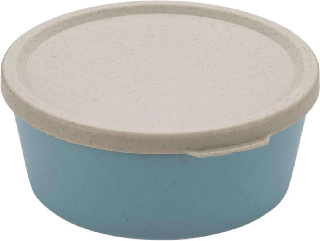 Koziol Kom Schaal met Deksel 0.89L - Natuur Bloemen Blauw