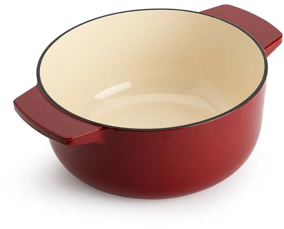 KitchenAid Braadpan 22cm - Geëmailleerd Gietijzer - Keizerrood