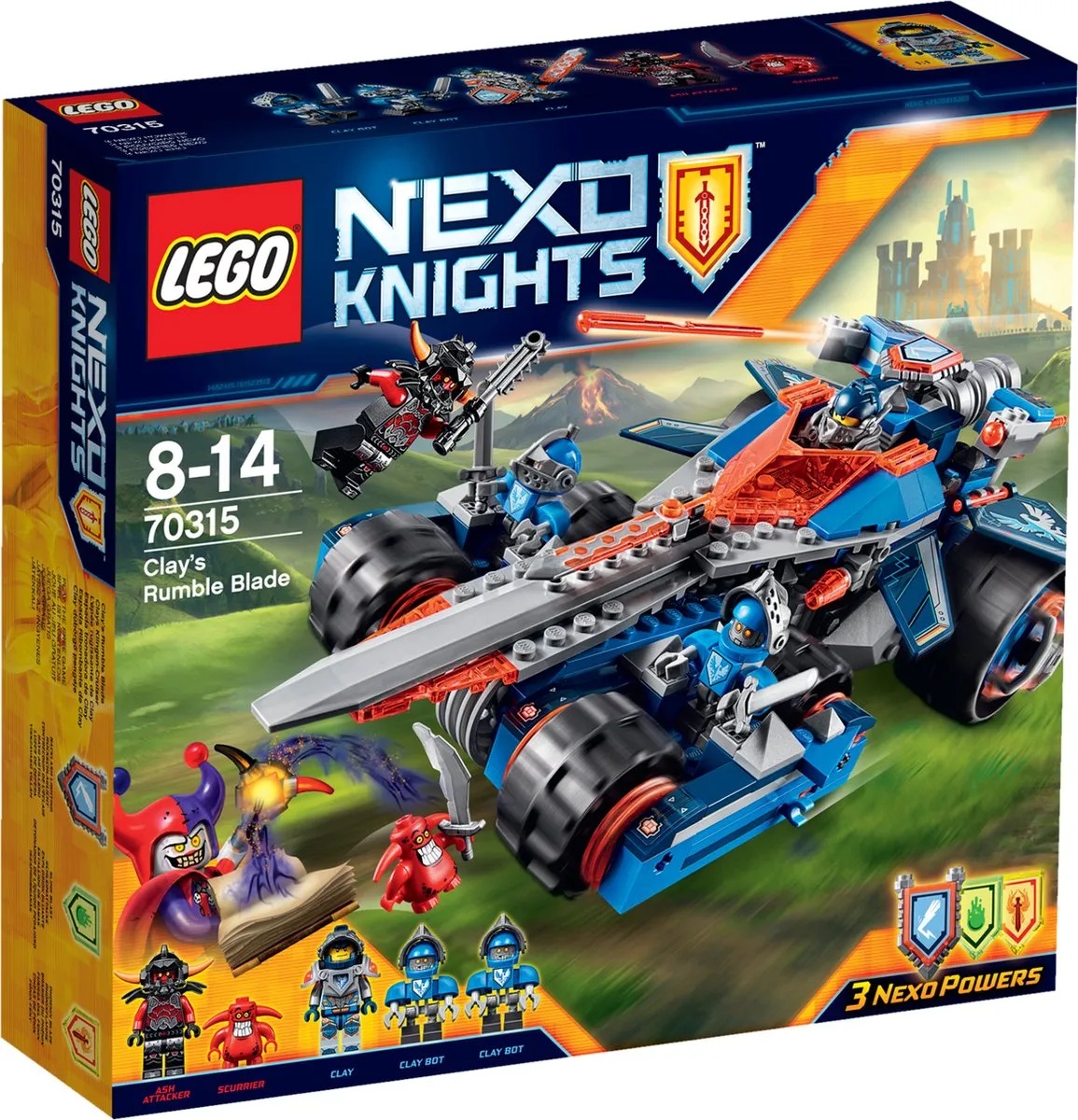 LEGO NEXO KNIGHTS Clay Gevechtszwaard 70315