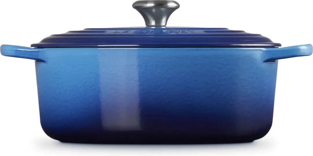 Le Creuset Braadpan Signature Ovaal Azure 31cm - 6,3L
