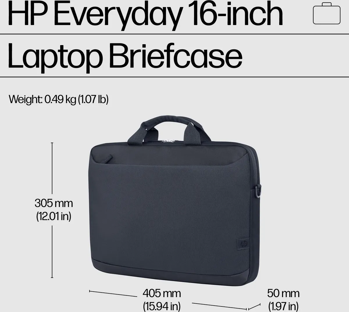 HP 1432993 Laptoptas - 16 inch - Grijs