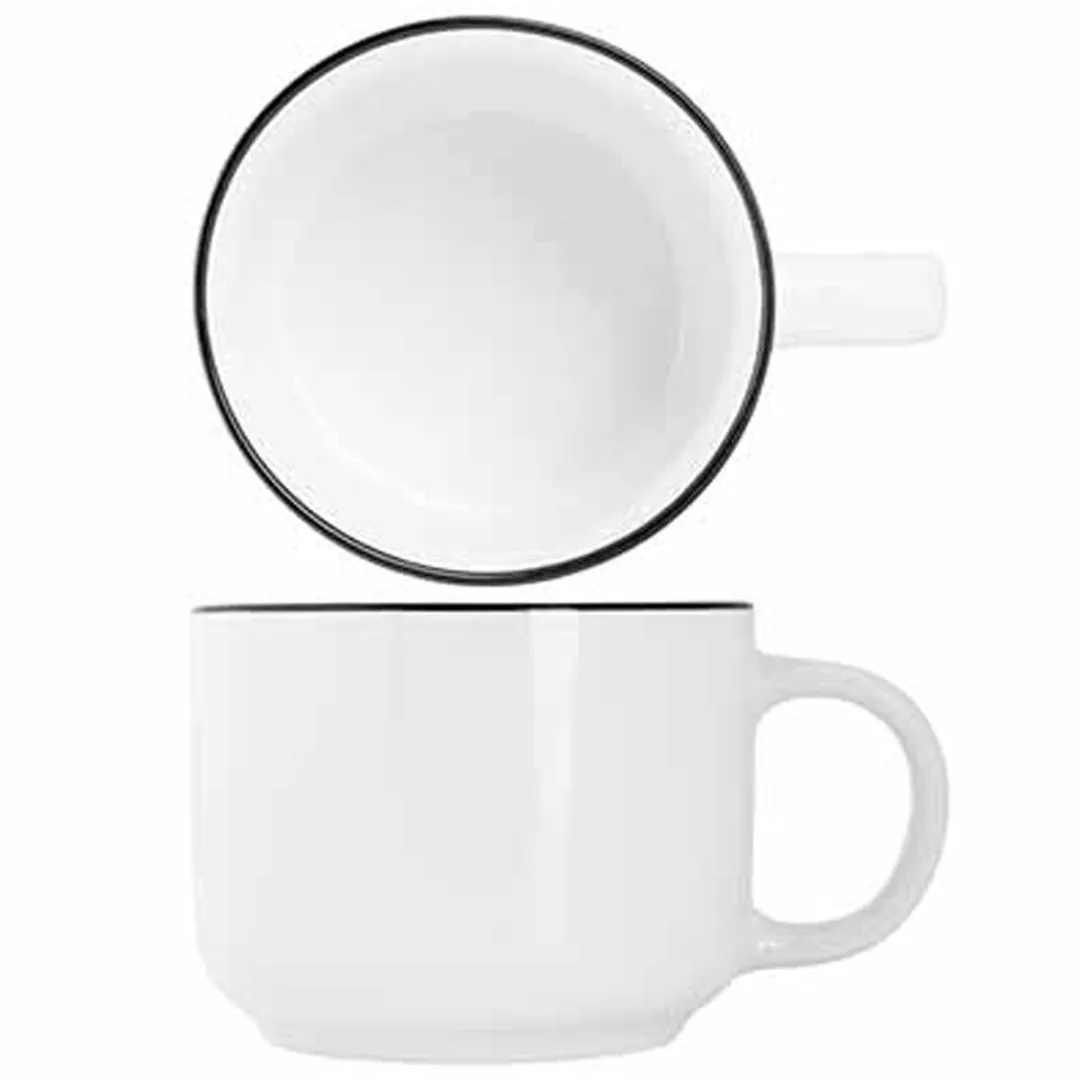 Cosy&Trendy Renee Soepkom - 6 Stuks - 480ml - Wit